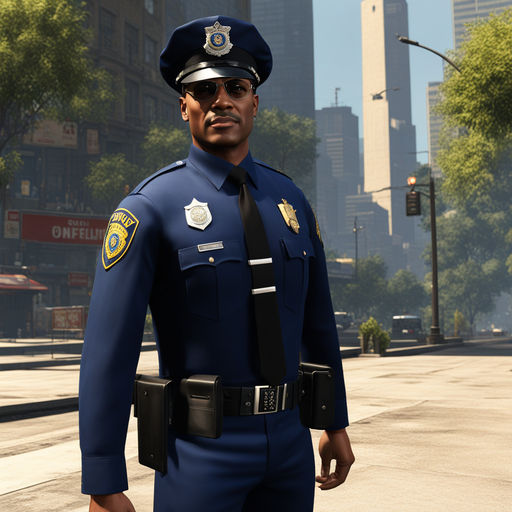 Roleplay de policial no GTA RP FiveM